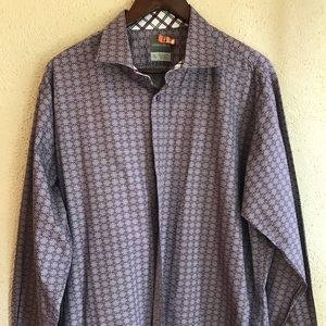 Thomas Dean men’s button up dress shirt